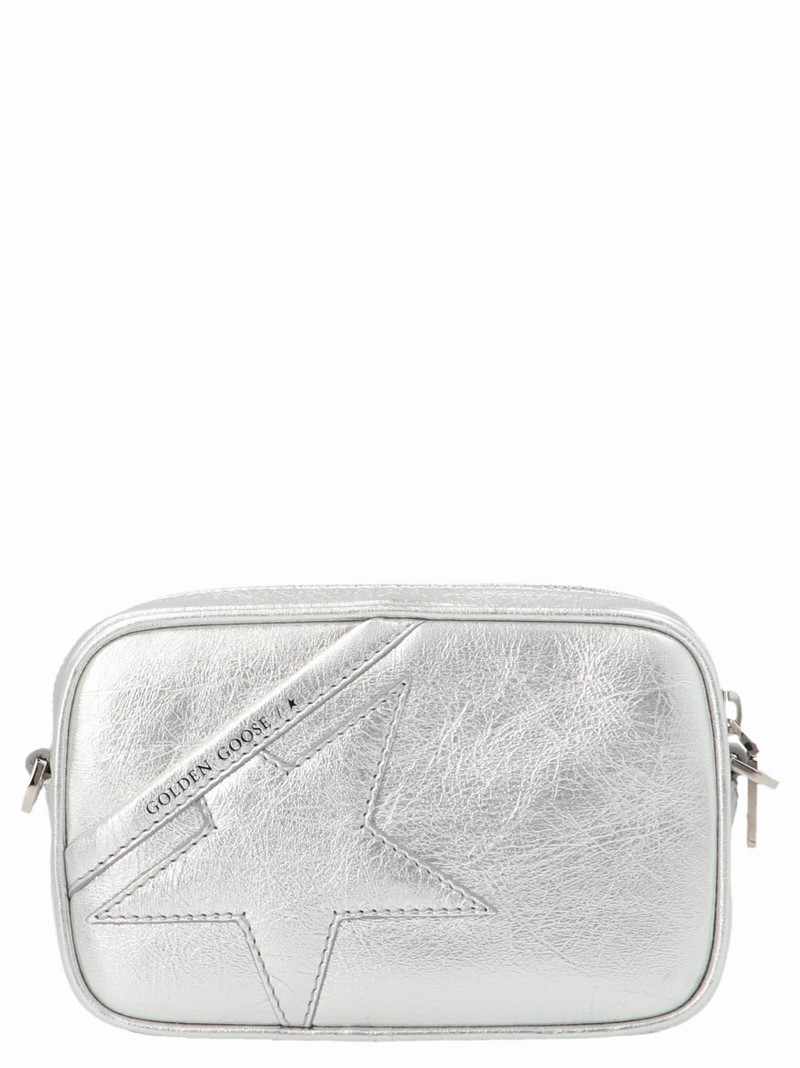 Mini Star Crossbody Bag In Silver