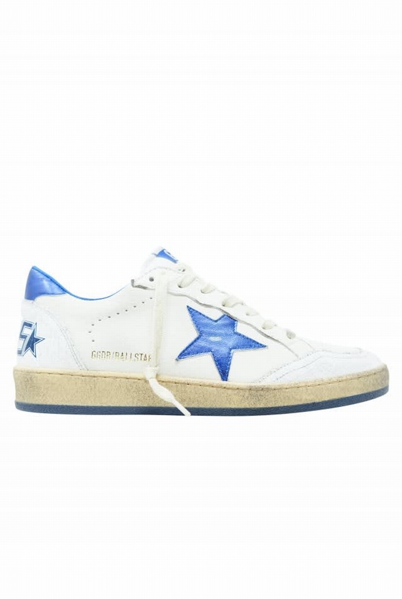 Ball Star Sneakers In Light Silver/ice/blue