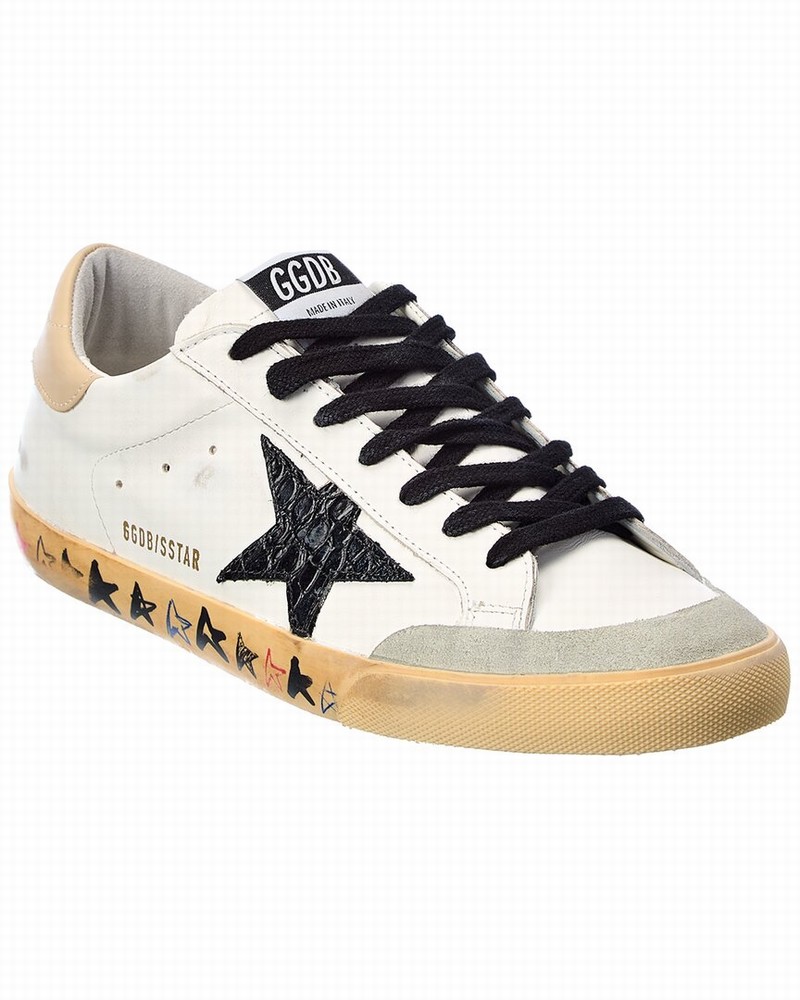 Superstar Penstar Leather & Suede Sneaker In White