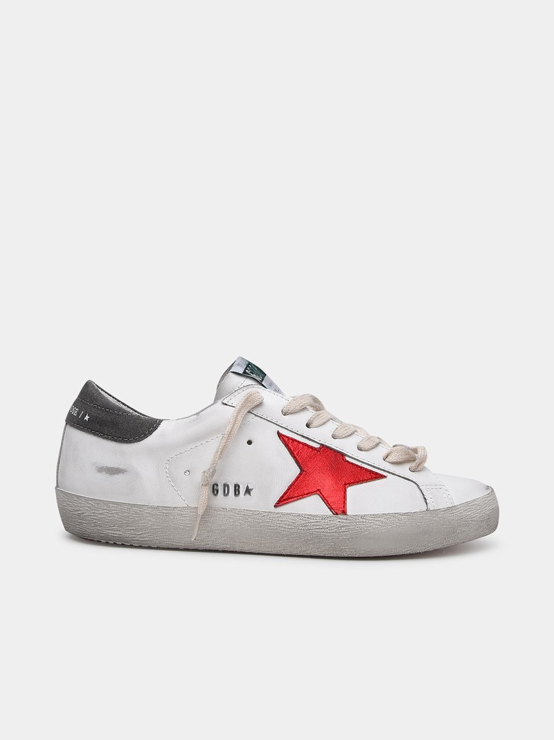 White Leather Superstar Sneakers