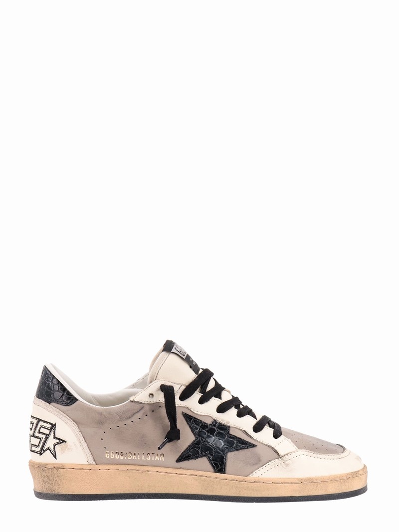 Ball Star Sneakers In Grey