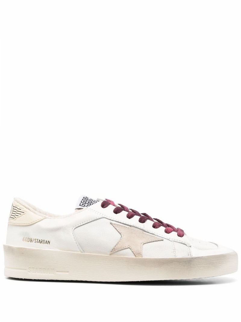 Super-star Leather Sneakers In Weiss