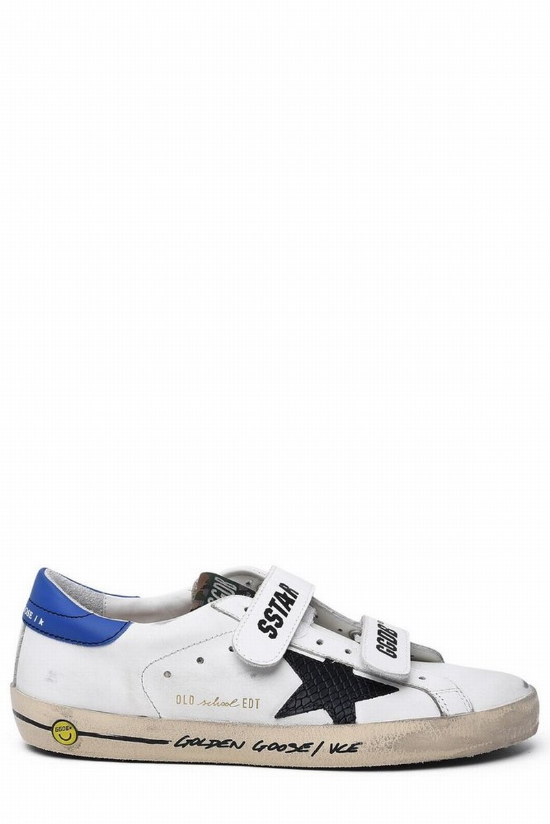 Kids Old School Sneakers In White