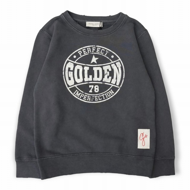 Kids Logo Print Crewneck Sweatshirt In Grey