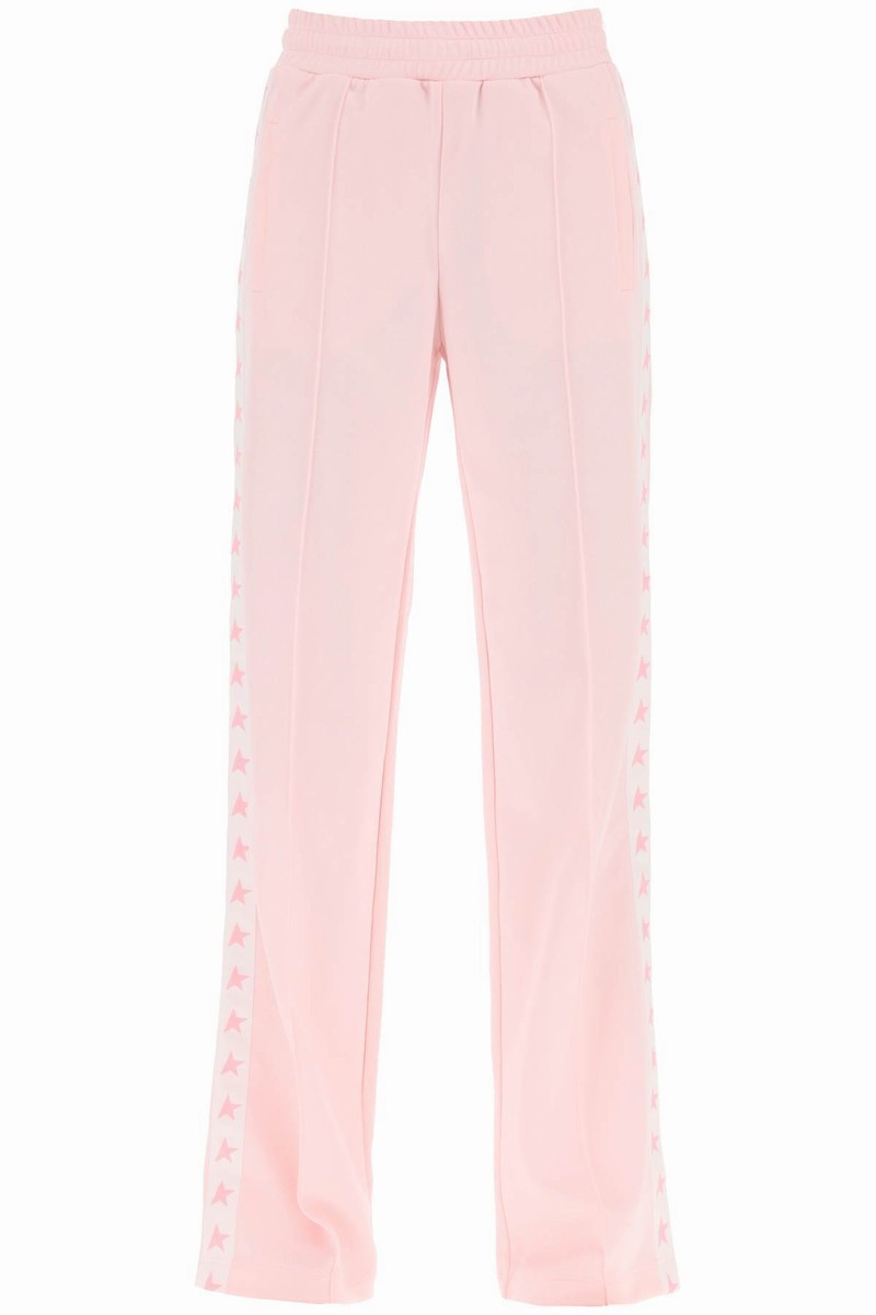 'dorotea' Track Pants With Star Bands In Pink