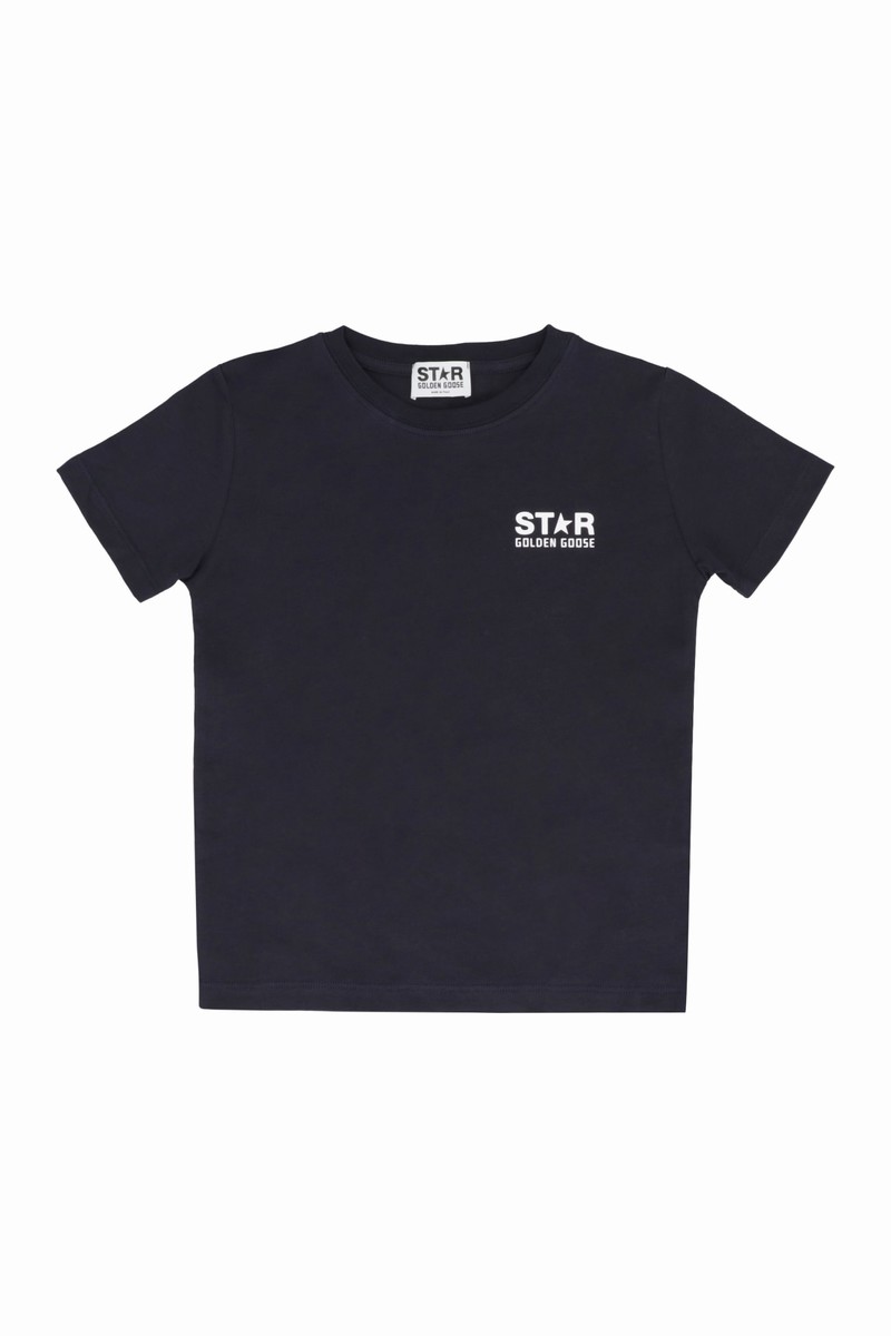 Kids' Logo Cotton T-shirt In Blue