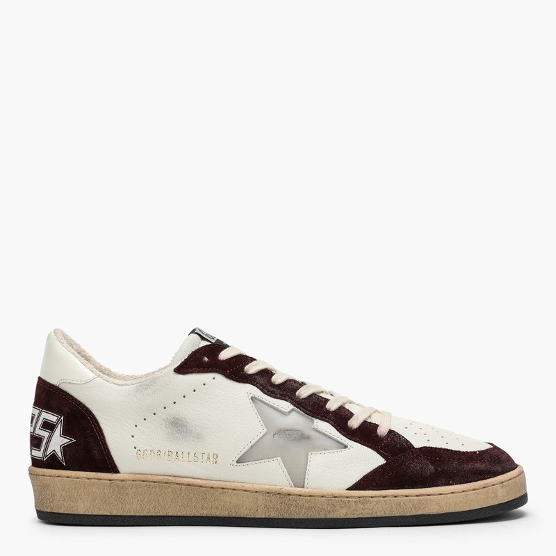 Deluxe Brand Ball Star White/burgundy Trainer