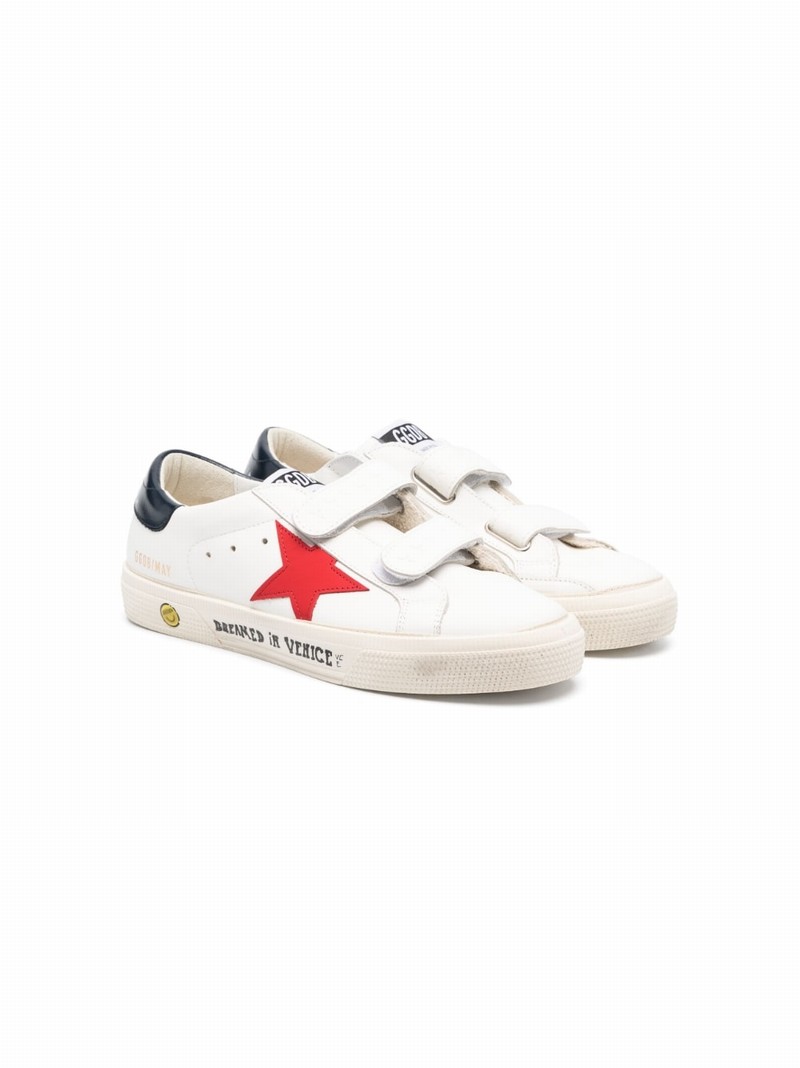 Kids' Super-star Low-top Sneakers In White