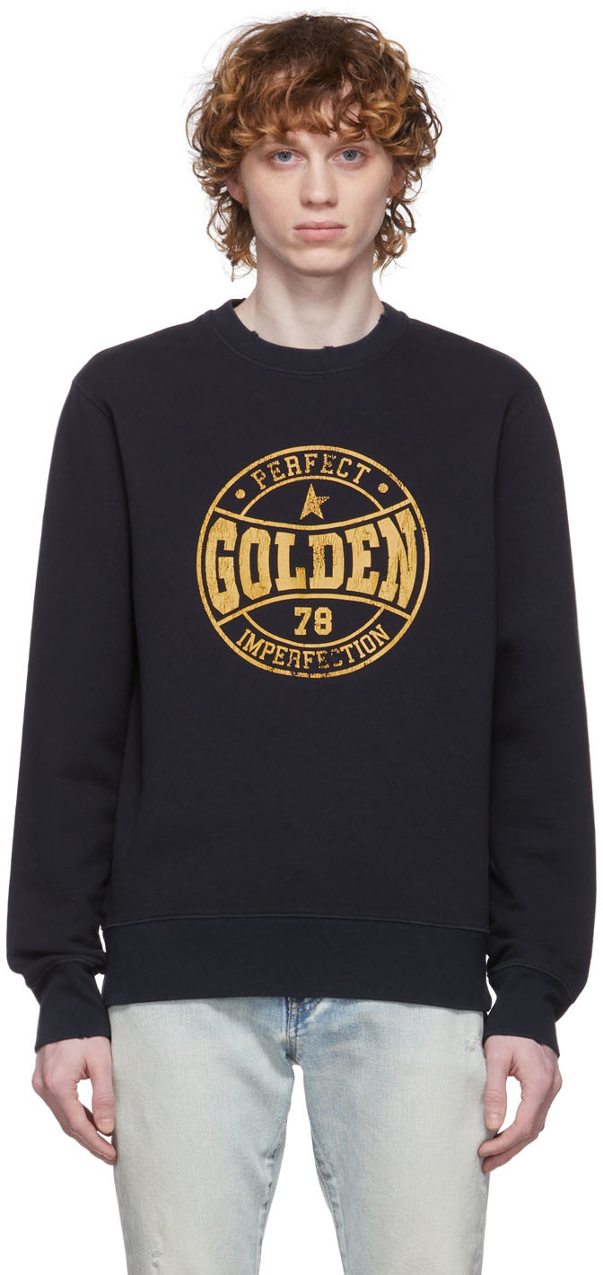 Navy Archibald Regular Crewneck